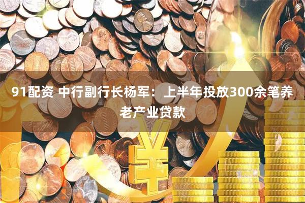91配资 中行副行长杨军：上半年投放300余笔养老产业贷款